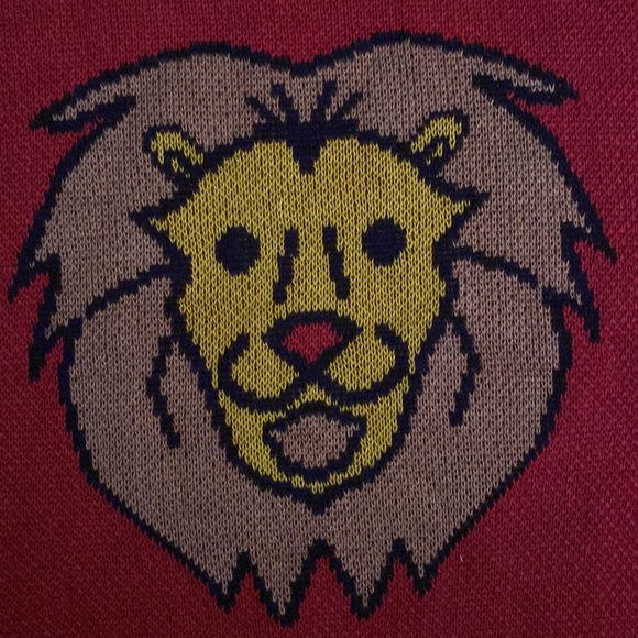 Elhoffer Harry Potter Lion Elhoffer sweater!  Gryffindor! Rare! Great condition! - Picture 3 of 6